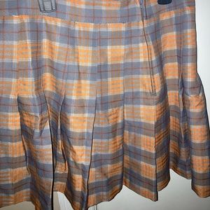 plaid skirt